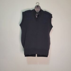 Vf imagewear black vneck sweater vest